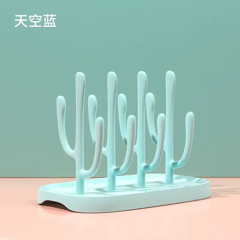 嬰兒奶樽瀝水架晾乾架子奶樽置物架瀝乾寶寶水杯乾燥架清潔支架