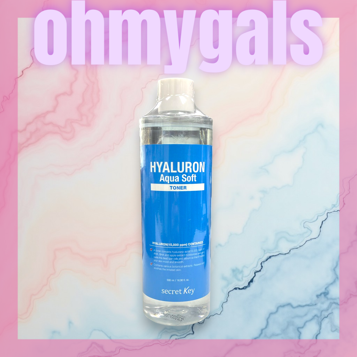 Hyaluron Aqua Soft Toner 500ml (Parallel Import) (EXP DATE: 2027/03)