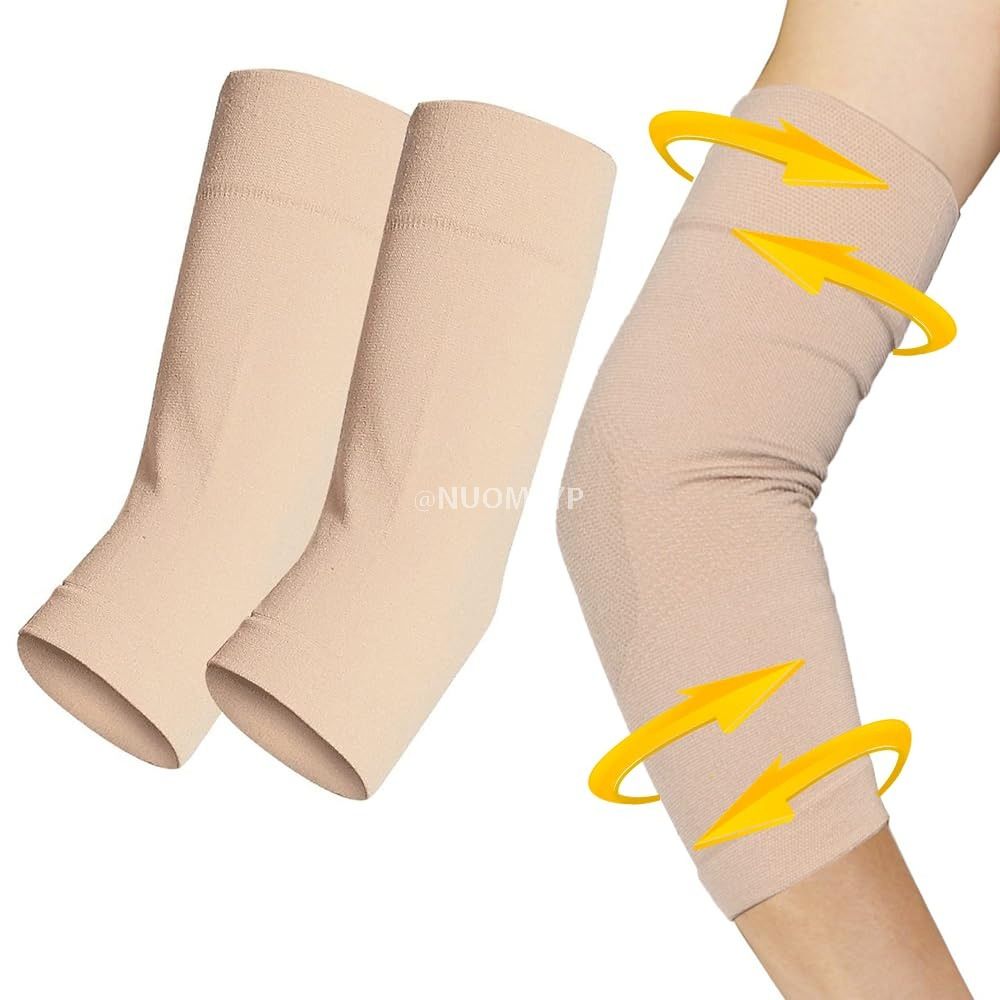 1副醫療級手臂壓縮袖，適用於運動護肘、防滑可調節壓縮骨科護肘，預防扭傷和關節炎並緩解疼痛（XL）