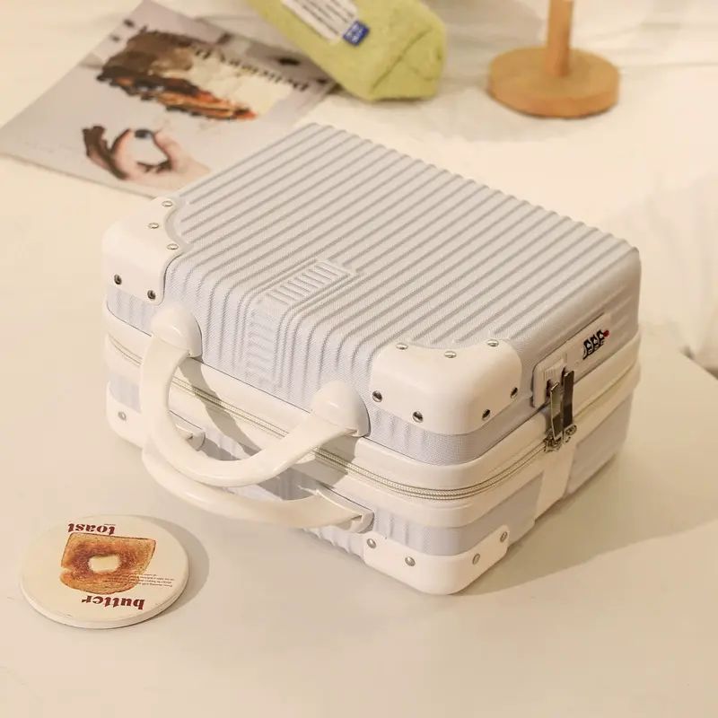 密码手提箱小型便携14寸女化妆包可挂行李箱收纳包大容量16旅行箱