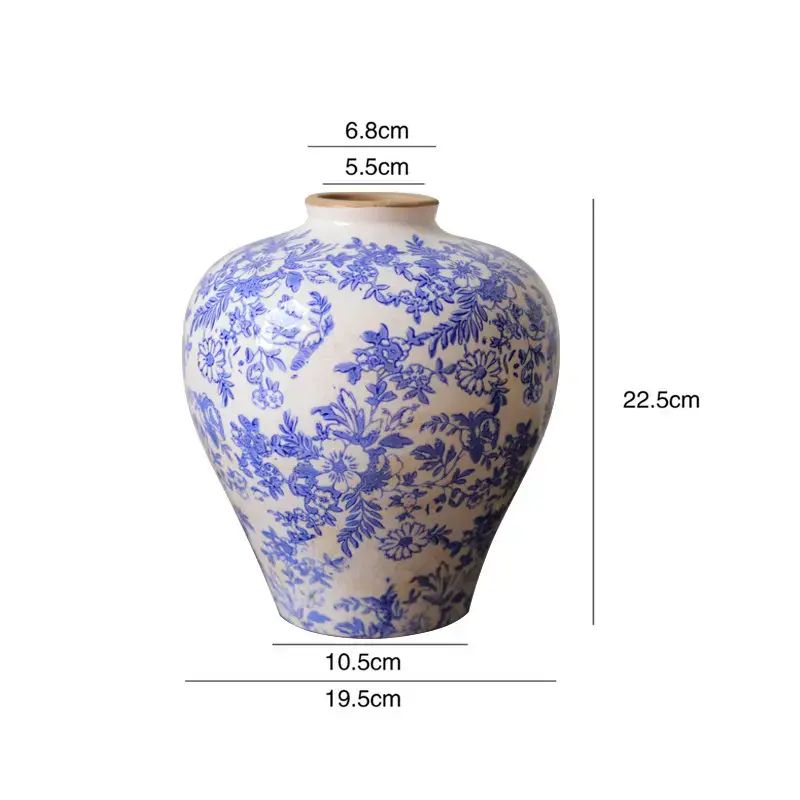 Chinese Retro Ceramic Vase, Parallel Import