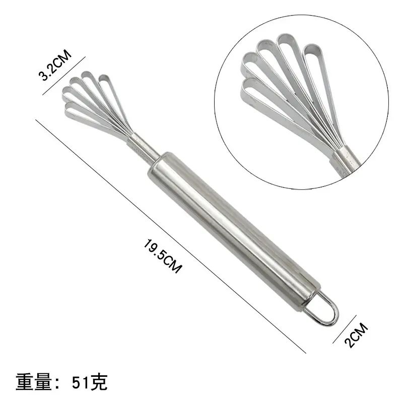 廚房用品不鏽鋼椰肉刨絲器瓜果去籽器椰子刮肉刀魚鱗刨生果挖勺