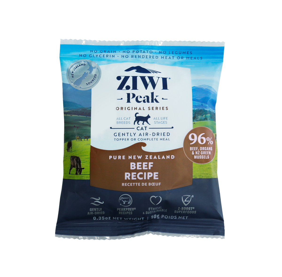 ZIWI Peak 風乾貓糧 牛肉試食裝 30g