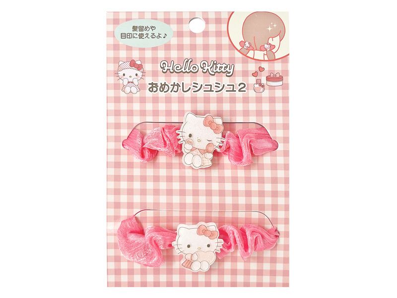 Hello Kitty髮圈/髮繩/皮筋/髮飾（2條）