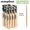 100 pairs Disposable Bamboo Chopsticks Individual Package, Bamboo Chopsticks for Noodles