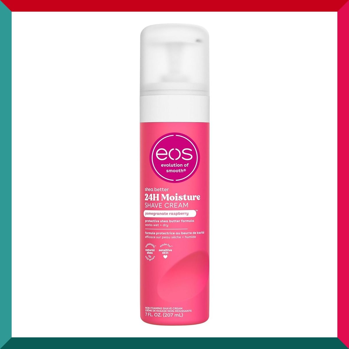 EOS, Shea Better Shave Cream, Pomegranate Raspberry, 7 fl oz (207 ml)