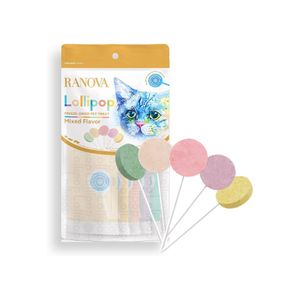 Ranova Freeze-Dried Lollipops Cat Treats (5-Pack) Mixed Flavors