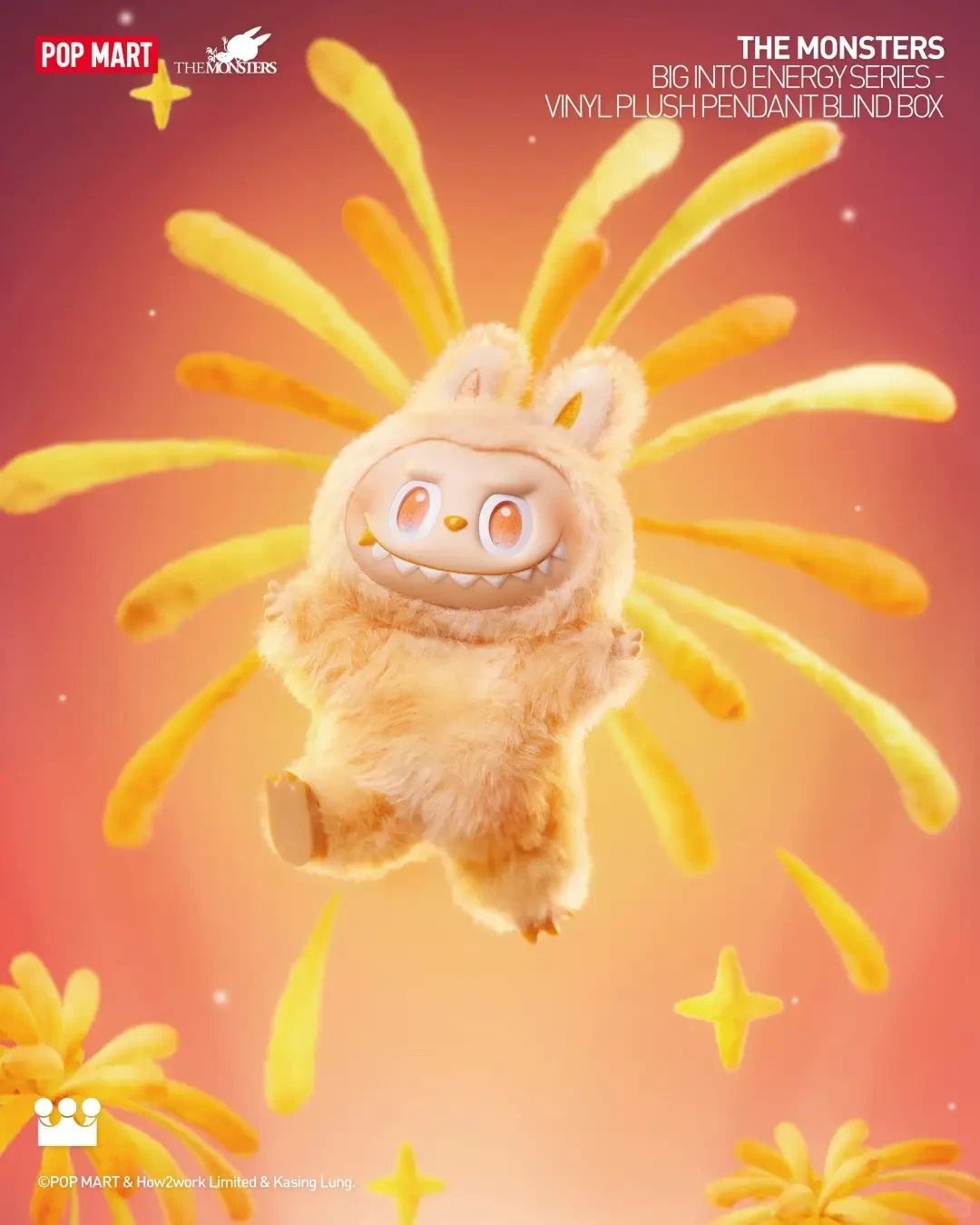 POP MART | LABUBU 3.0 Big into Energy SeriesVinyl Plush