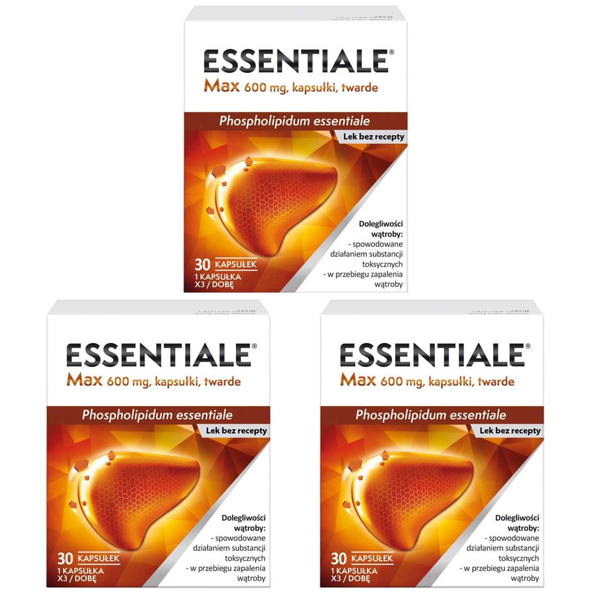 Essentiale In Store ESSENTIALE | 【3盒】Essentiale MAX 600mg Forte Liver Health 護肝健肝元素 肝内磷脂 ...