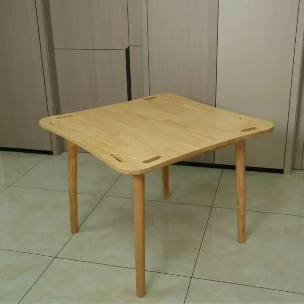 适老化家具实木餐桌椅组合休闲养老院康养家用圆餐桌方桌老人