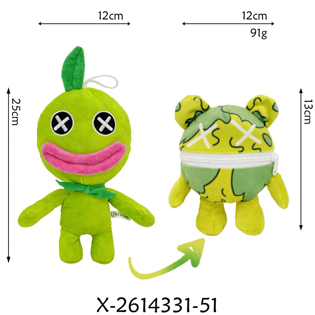 跨境新品poppy playtime5波比的遊戲怪物小丑莉莉公仔毛絨玩具