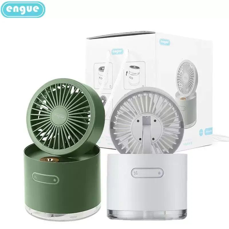 Engue – Folding Fan, New Model Wireless Humidifier, Mini Air Conditioner, Spray Fan, Circulating Fan