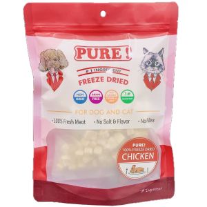 (3PCS) Ingredient 100% Freeze Dried Chicken For Dog & Cat 100g