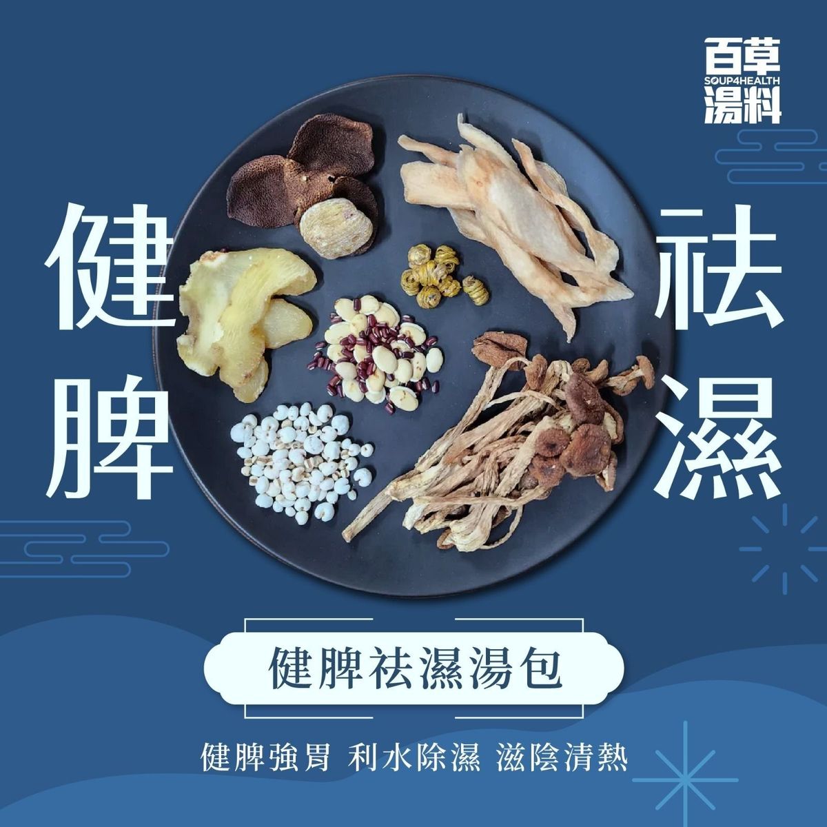 [G9] 健脾祛濕湯包 (225克) 健脾強胃 利水除濕 滋陰清熱