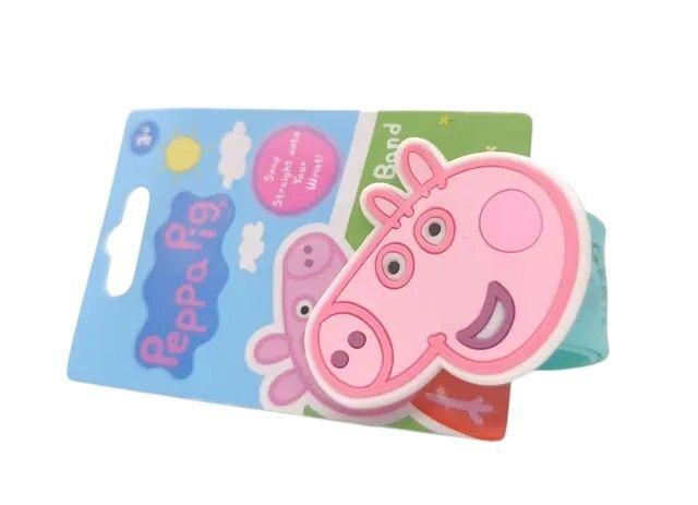PEPPA PIG SNAP BAND SILICONE (RANDOM) 1UNIT