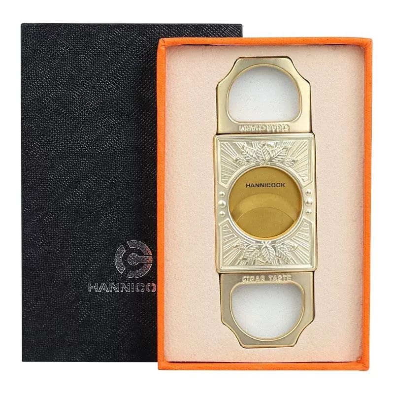 Cigar Scissors Creative Stainless Steel Double-Edged Sharp Cigar Cutter Cigar Tool