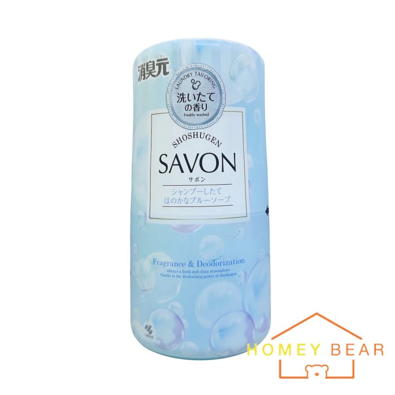消臭元 Savon 室內芳香劑 400ml - 淡淡洗髮香(平行進口)