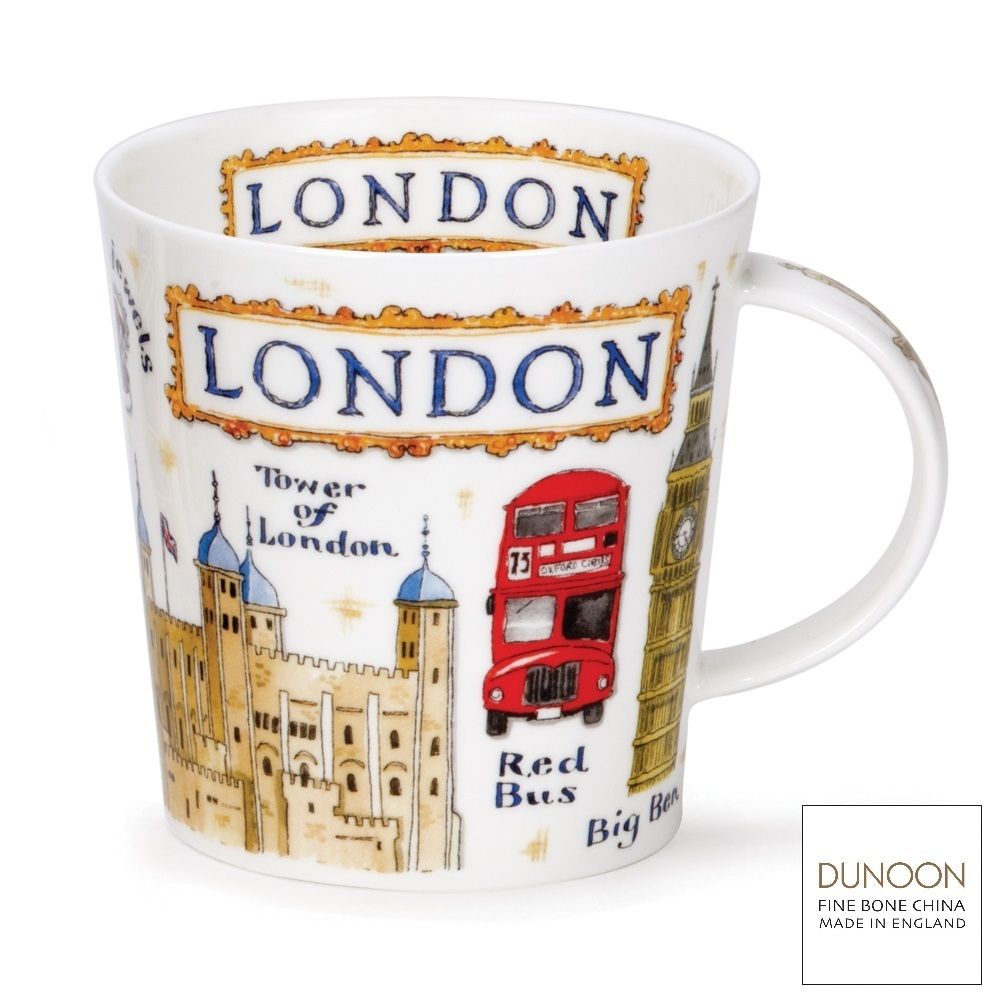 Dunoon Fine Bone China Mok Gemaakt In Engeland Cairngorm Vaatwasmachinebestendig Buttercup
