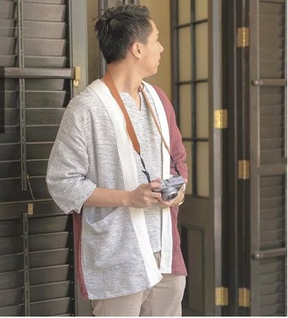 東京鐵塔・手搖線和風外套