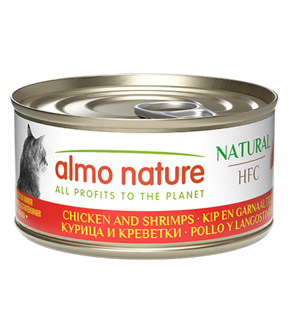 HFC Cat Canned - Chicken & Shrimps Natural 70g [新舊包裝隨機發貨]