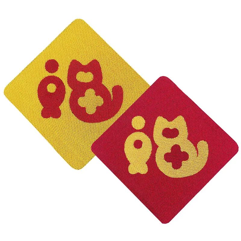 FURRYBUM孚芮邦福福貓抓板木漿瓦楞紙新年貼牆貼門耐抓磨爪貓玩具