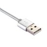 編織紋USB轉Type-C充電數據線 110根銅絲 線長:2米 3A輸出(顏色：銀色)