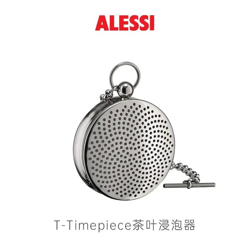 ALESSI艾烈希/T-Timepiece茶葉浸泡器不鏽鋼茶濾泡茶器