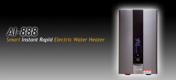 Athens | 5.5kW Smart Instant Rapid Electric Water Heater AI-888 (WHITE ...