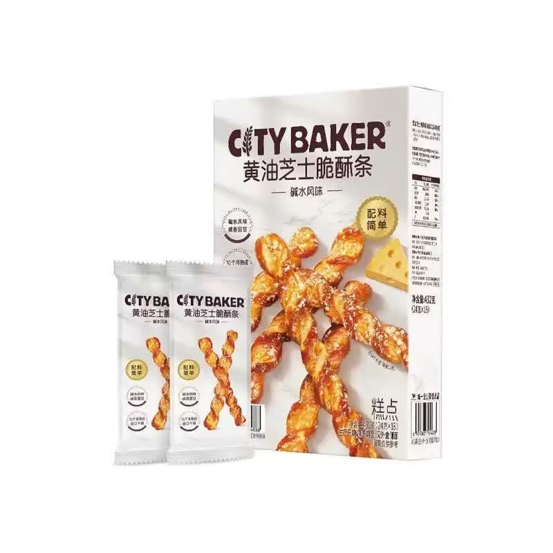 山姆會員商店正品 CITY BAKER 牛油芝士脆酥條 鹼水風味 432g