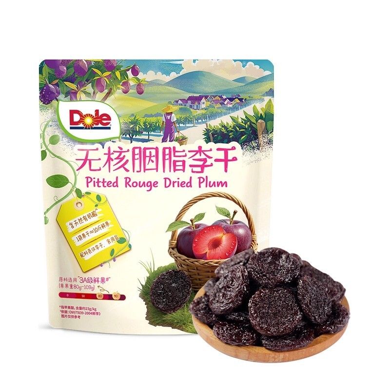山姆直採 都樂 無核胭脂李幹520g無新增無硫磺下午茶果脯幹年貨小零食