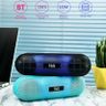 T&G TG148 Portable Stereo Audio Super Bass LED Lantern Pill Wireless Bluetooth Speaker(Black) (Gre