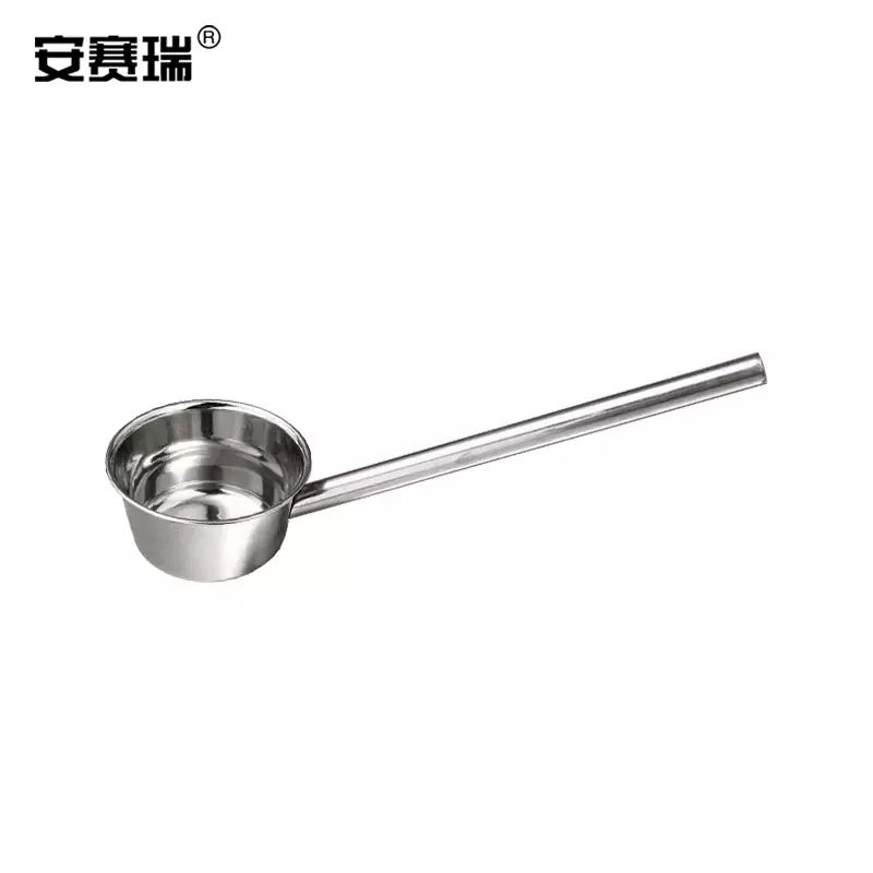 安赛瑞 不锈钢长柄水勺加厚长把水瓢水壳工具勺取样勺 SYS