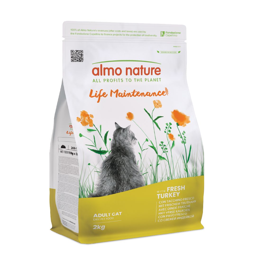 Holistic 護理配方 - 火雞 (2kg) 成年貓糧 627/121360 AlmoNature 
