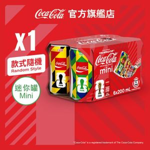 可口可樂 - 可口可樂汽水 (迷你罐裝) (新舊包裝隨機發送) 