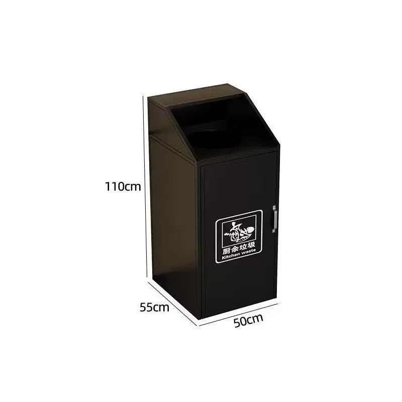 Large cabinet commercial garbage cabinet milk tea fast food restaurant dining room office trash can