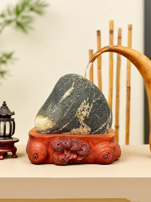 泰山石敢當保真不切底靠山補角鎮宅辦公室玄關擺件正宗天然泰山石st53