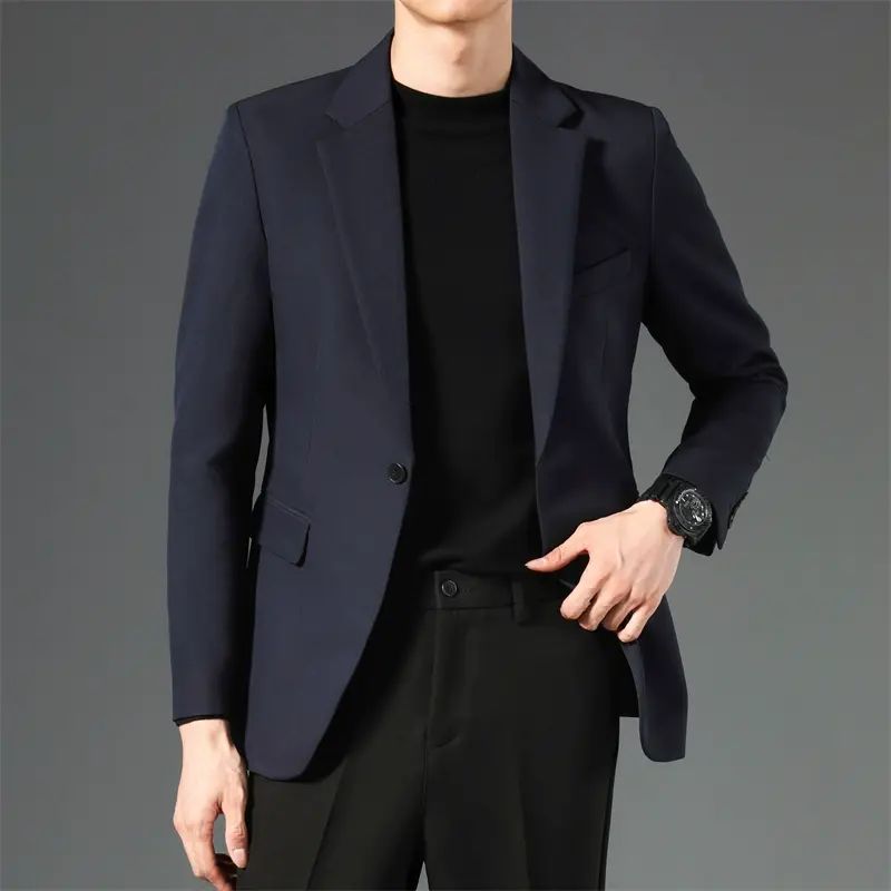 KATARA 男士修身西服商务休闲正装韩版西装外套男装