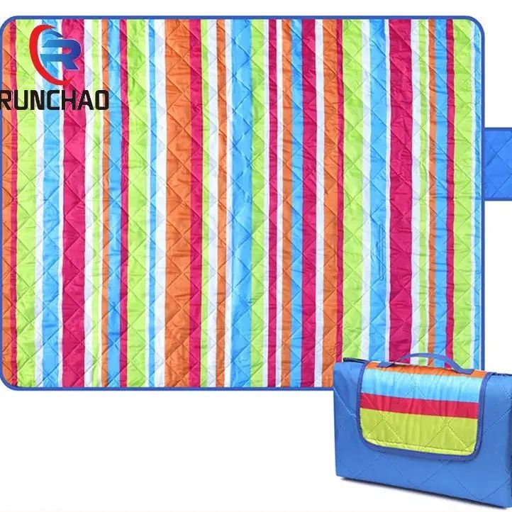 户外加厚机洗野餐垫帐篷沙滩草地露营防潮垫牛津布 地垫平行进口