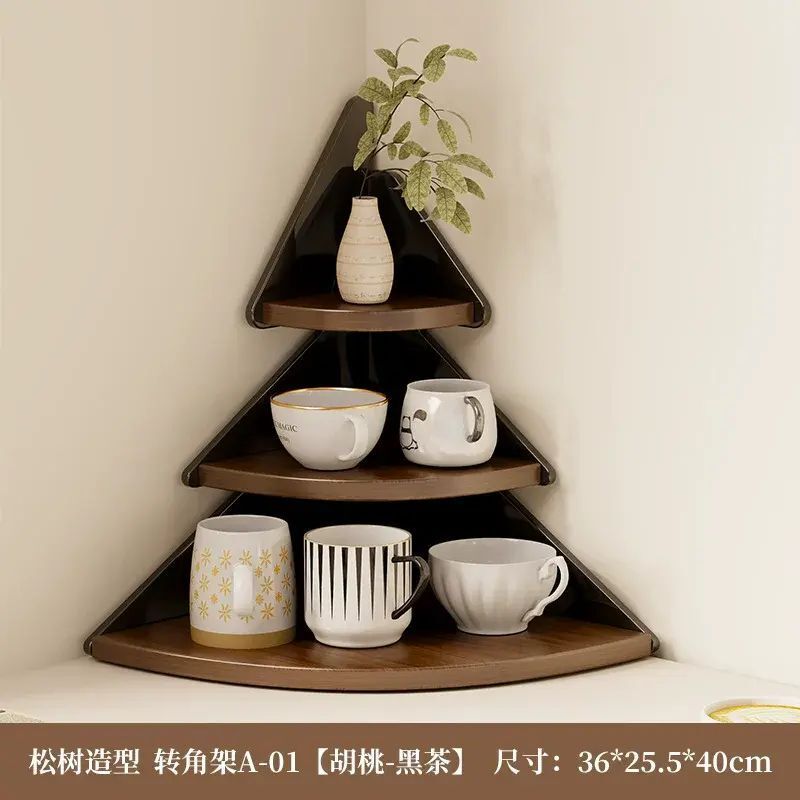 杯架轉角置物架桌面水杯咖啡杯收納架餐桌旁茶具馬克杯小型儲物架
