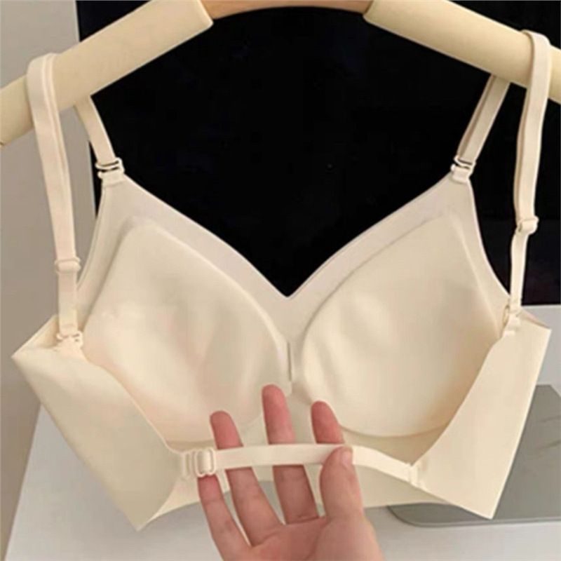 美背內衣女裝薄款聚攏U型露背吊帶背心 隱形無痕性感小胸專用- 白色 S碼【32/70】