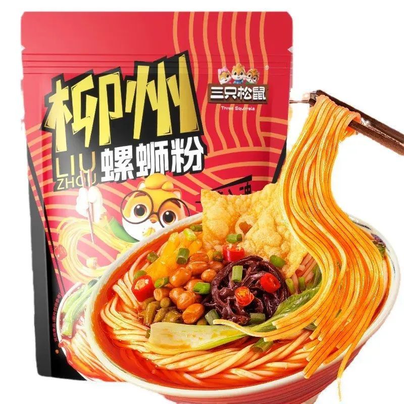 【三只松鼠_螺蛳粉335gx10袋】柳州特产螺狮粉