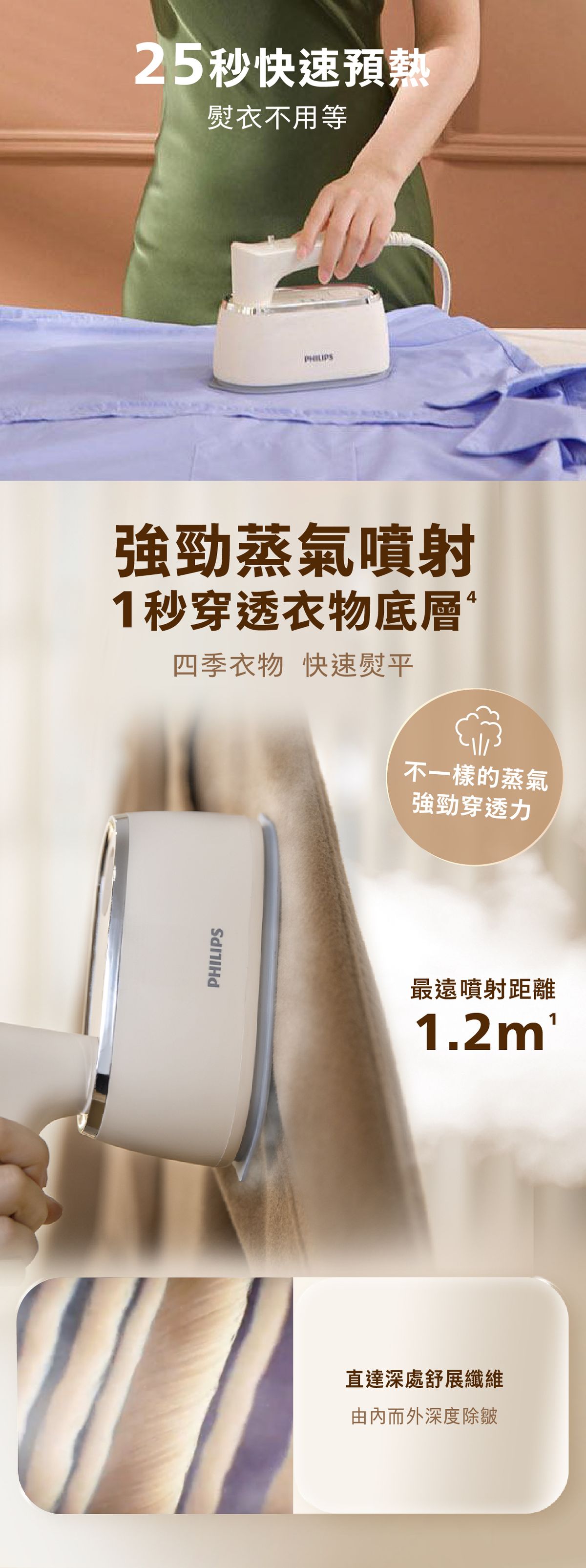 Philips 飞利浦| STH3050/11 手提式蒸气熨斗香港行货3500系列挂烫机| HKTVmall 香港最大网购平台