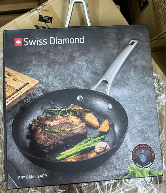 Swiss Diamond | Swiss Diamond 水晶不黏系列24cm煎鍋| HKTVmall 香港