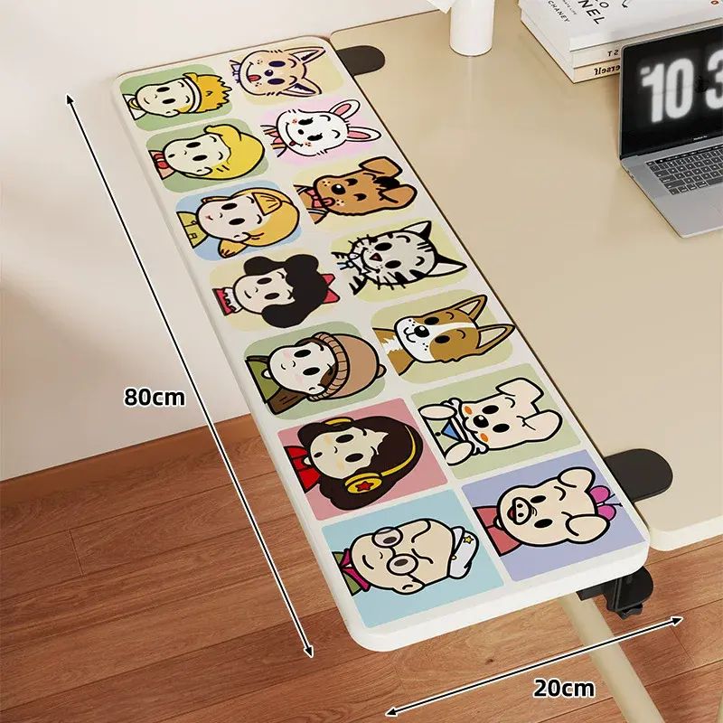 可折疊桌面延長板書桌加長延伸板加寬手托支架辦公桌拓展置物板