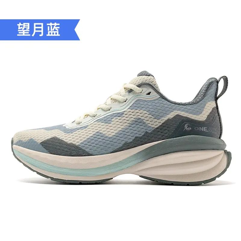 ONEMIX玩覓躍嵐2025秋季新款減震護膝專業跑鞋男透氣軟彈增高運動鞋男