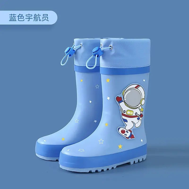 儿童雨鞋男童女童防滑雨靴女孩宝宝小学生上学专用款水鞋中小童