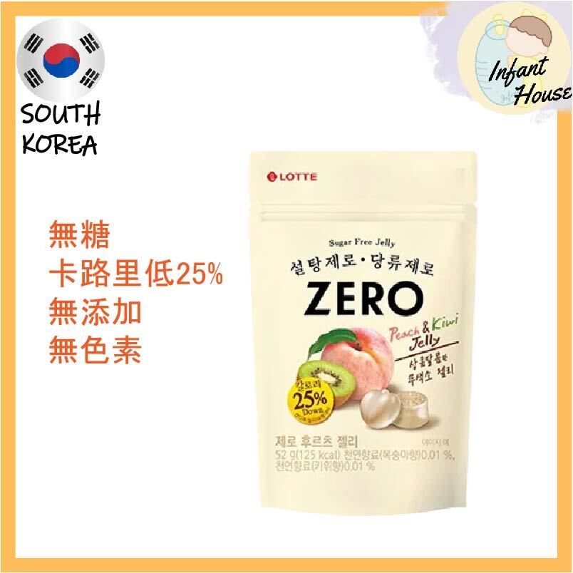 LOTTE Zero Fruit Jelly 52g   (parallel import)