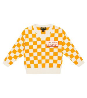 Mini Rodini Checked cotton sweater