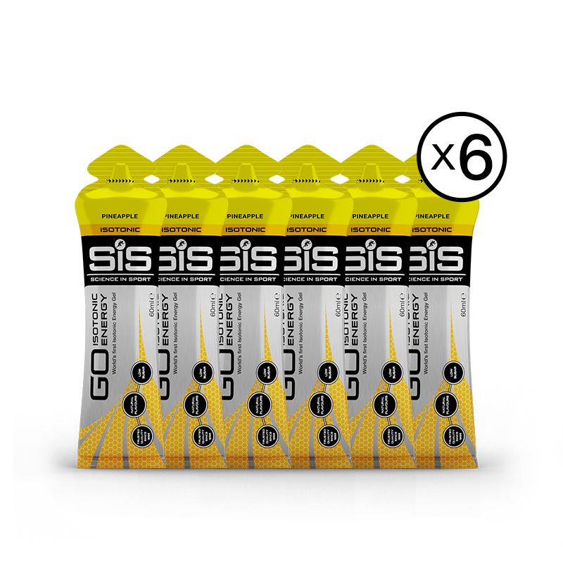 SiS Go Isotonic 菠蘿味等滲透能量啫喱 60ml x 6