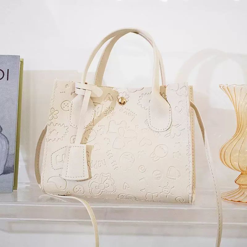 tote bags韓版女包工廠直銷2025women bag大容量手提包壓花斜挎包